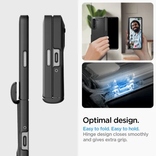  Samsung Galaxy Z Fold 6 Fekete Spigen Slim Armor Pro tok - 13