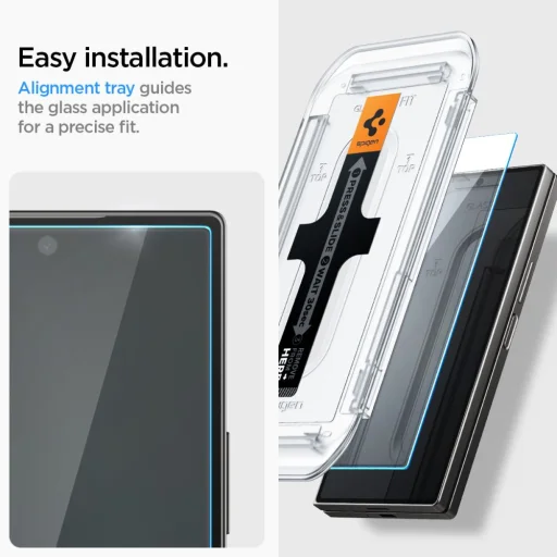 Spigen Glas.tR EZ Fit edzett üveg Samsung Galaxy Z Fold 6 - 2 db üvegfólia - 10