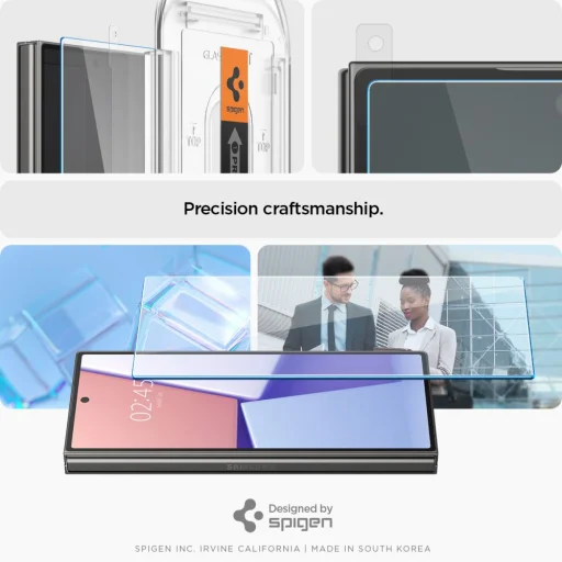 Spigen Glas.tR EZ Fit edzett üveg Samsung Galaxy Z Fold 6 - 2 db üvegfólia - 14