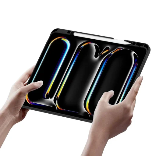 Tech-Protect SC Mag Pen + Billentyűzetes fliptok iPad Pro 13" 7. generáció (2024) - fekete - 7