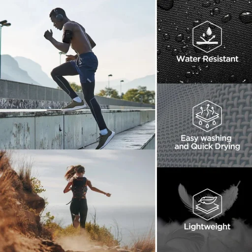 Spigen Dynamic Shield A702 Sport karpánt - Fekete - 6