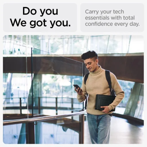  iPad Air 13" 2024 Fekete Spigen Rugged Armor Pro tok - 13