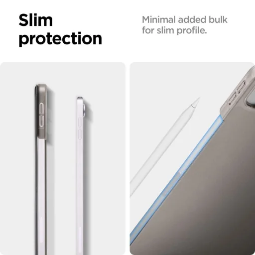 Apple iPad Air 13" 2024-2026 čierne flipové puzdro Spigen Smart Fold - 11