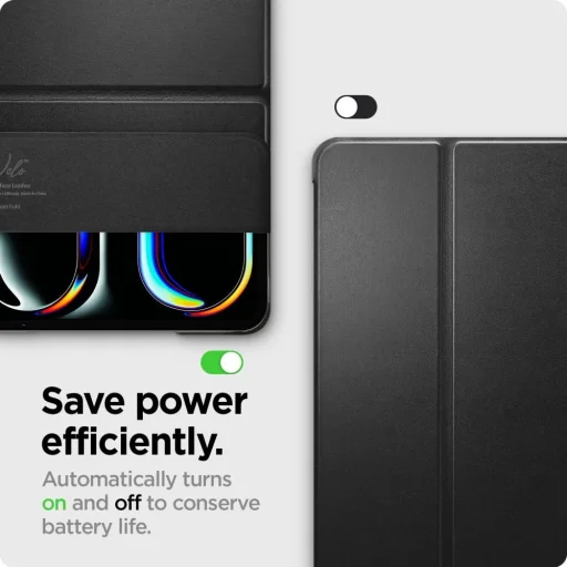  iPad Pro 11" 2024 Fekete Spigen Smart Fold tok - 10