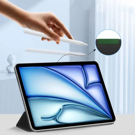 Tech-Protect SmartCase Magnetic iPad Air 10.9" 2020-2022 / 11" 2024 - fekete fliptok - 4