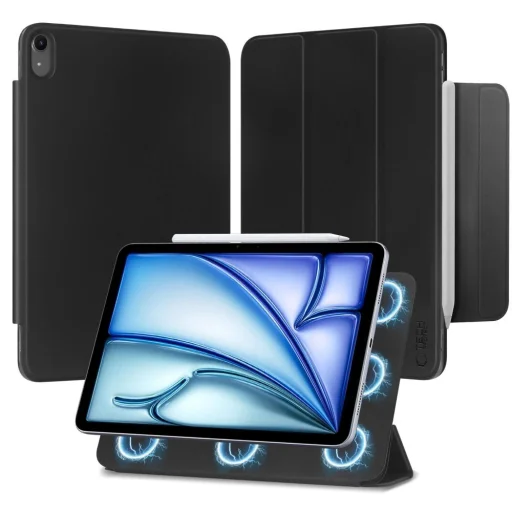 Tech-Protect SmartCase Magnetic iPad Air 10.9" 2020-2022 / 11" 2024 - fekete fliptok - 1