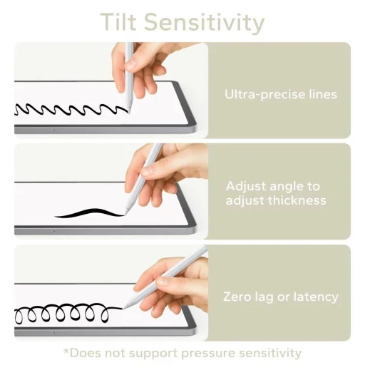 Tech-Protect Digital Magnetic Stylus Pen 3 mágneses iPad tablethez - Fehér - 7