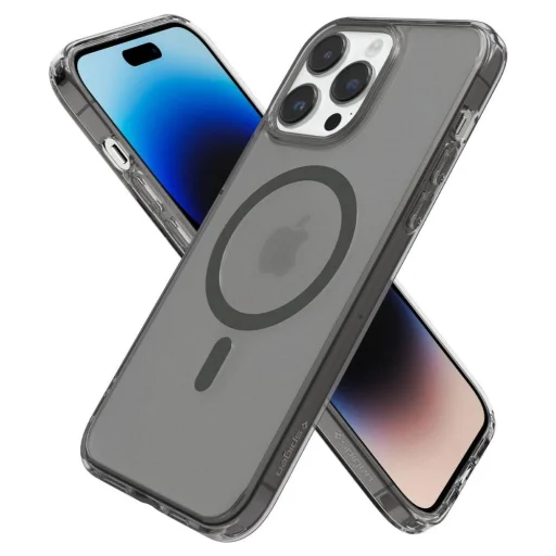  iPhone 14 Pro Max Frost Black Spigen Ultra Hybrid Mag Magsafe tok - 6