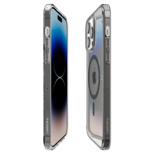  iPhone 14 Pro Max Frost Black Spigen Ultra Hybrid Mag Magsafe tok - 7