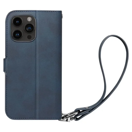  iPhone 15 Pro sötétkék Spigen Wallet S Pro tok - 3