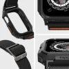  Apple Watch 4 / 5 / 6 / 7 / 8 / 9 / SE (44 / 45 mm) Spigen Lite Fit Pro tok pánttal - matt fekete thumbnail