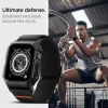  Apple Watch 4 / 5 / 6 / 7 / 8 / 9 / SE (44 / 45 mm) Spigen Lite Fit Pro tok pánttal - matt fekete thumbnail