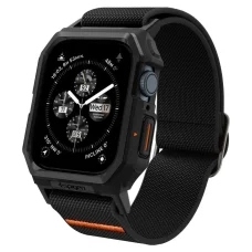  Apple Watch 4 / 5 / 6 / 7 / 8 / 9 / SE (44 / 45 mm) Spigen Lite Fit Pro tok pánttal - matt fekete