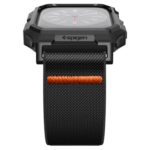  Apple Watch 4 / 5 / 6 / 7 / 8 / 9 / SE (44 / 45 mm) Spigen Lite Fit Pro tok pánttal - matt fekete - 6