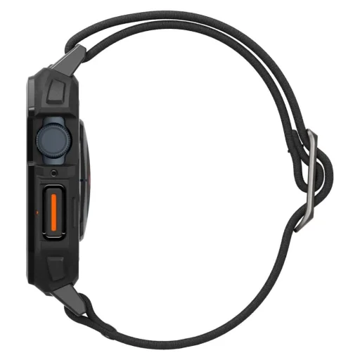  Apple Watch 4 / 5 / 6 / 7 / 8 / 9 / SE (44 / 45 mm) Spigen Lite Fit Pro tok pánttal - matt fekete - 7