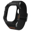  Apple Watch Ultra 1 / 2 / 3 (49 mm) matt fekete Spigen Lite Fit Pro tok szíjjal - 8