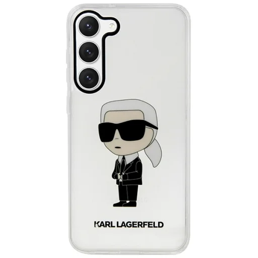 Eredeti Pouch KARL LAGERFELD Ikonik Karl Lagerfeld KLHCS23SHNIKTCT Samsung Galaxy S23 átlátszó tok - 3