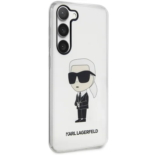 Eredeti Pouch KARL LAGERFELD Ikonik Karl Lagerfeld KLHCS23SHNIKTCT Samsung Galaxy S23 átlátszó tok - 4