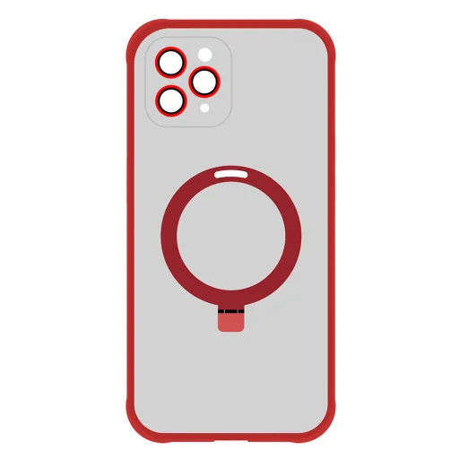 Tel Protect Mágikus Magsafe Állványos Tok iPhone 11 Pro piros - 4