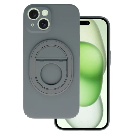 Tel Protect Magnetic Elipse tok iPhone 15 Plus szürke - 1