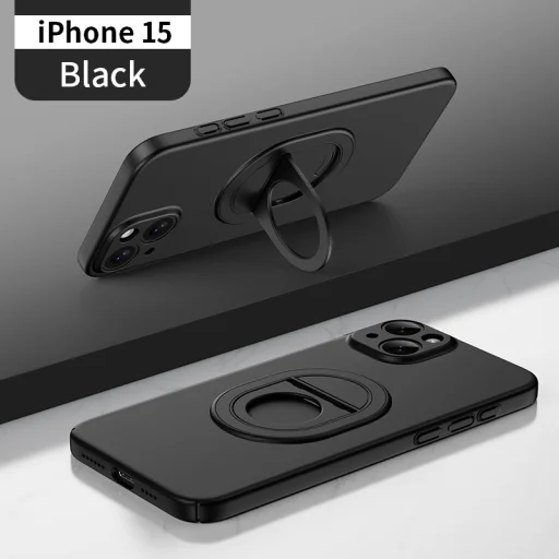 Tel Protect Mágneses Elipse tok iPhone 15 fekete - 7
