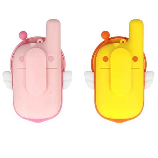 Walkie-talkie gyerekeknek K22 Méhecske + Akkumulátortöltő + 8 darab újratölthető HR03/AAA 900mAh - 2