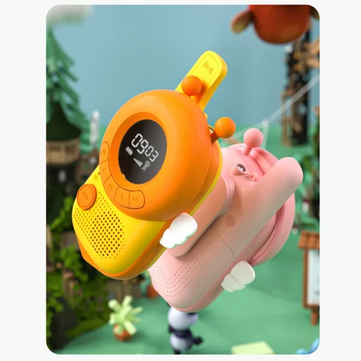 Walkie-talkie gyerekeknek K22 Méhecske + Akkumulátortöltő + 8 darab újratölthető HR03/AAA 900mAh - 6