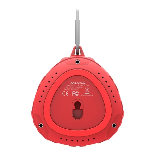 Nillkin ajándékcsomag vezeték nélküli bluetooth hangszóró és Qi gyorstöltő piros - 7