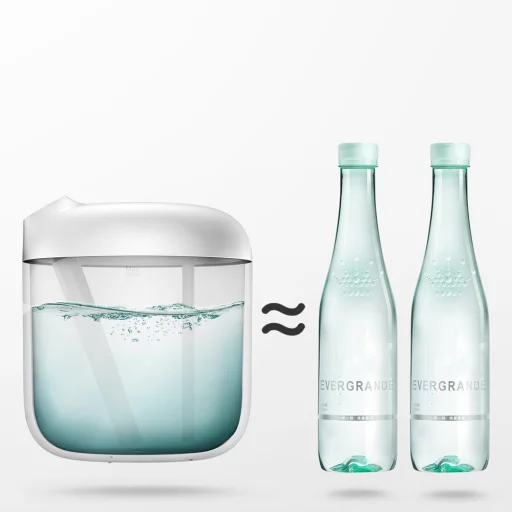 Baseus Elephant 2in1 párásító készülék és LED lámpa fehér (DHXX-02) - 13