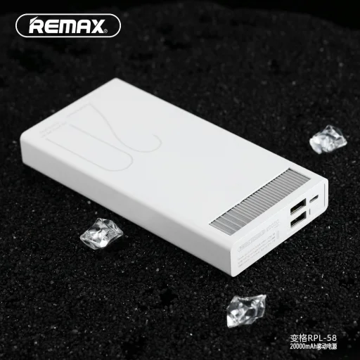 Remax Revolution powerbank 20000 mAh fehér (6954851282549) - 3