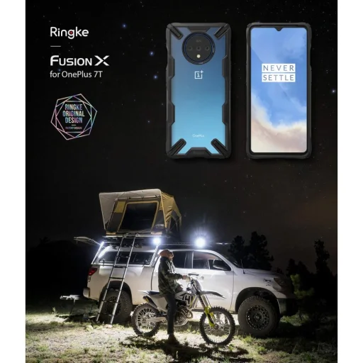 Ringke Fusion X OnePlus 7T tok space blue színben - 7