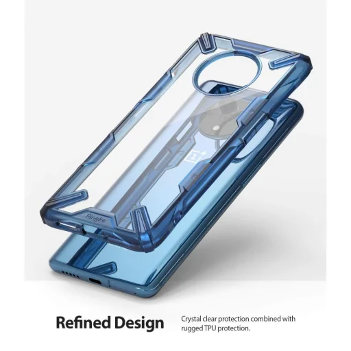 Ringke Fusion X OnePlus 7T tok space blue színben - 5