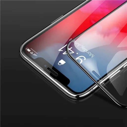 Dux Ducis 9H kijelzővédő üvegfólia iPhone 11/ XR fekete - 5