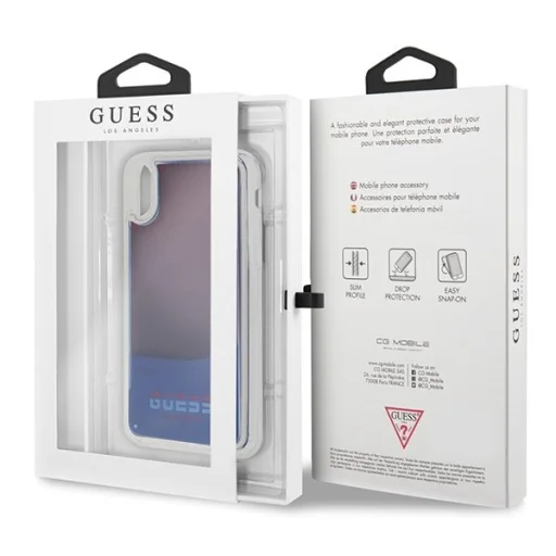 iPhone X/XS Guess California tok piros - 7