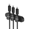 Baseus Fixer Kit kábel rendező + 15 rögzítő pánt fekete thumbnail