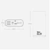 Baseus 20000 mAh power bank 22,5W gyorstöltéssel PD3.0 QC3.0 SCP FCP 2x USB + USB Type C fekete thumbnail
