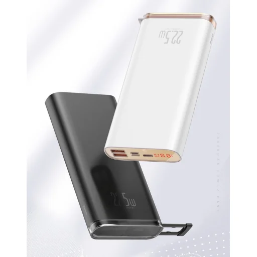 Baseus 20000 mAh power bank 22,5W gyorstöltéssel PD3.0 QC3.0 SCP FCP 2x USB + USB Type C fekete - 7