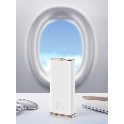 Baseus 20000 mAh power bank 22,5W gyorstöltéssel PD3.0 QC3.0 SCP FCP 2x USB + USB Type C fekete - 16