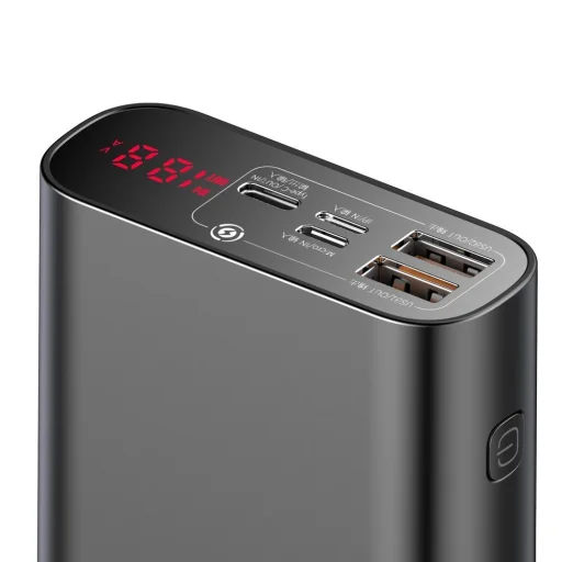 Baseus 20000 mAh power bank 22,5W gyorstöltéssel PD3.0 QC3.0 SCP FCP 2x USB + USB Type C fekete - 5