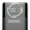 Dudao 30000 mAh 4xUSB 4A powerbank kijelzővel fekete, power bank K8Max thumbnail