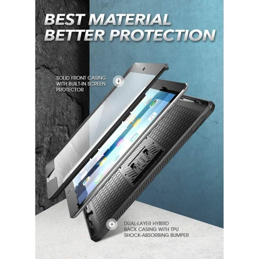 Supcase Unicorn Beetle Pro tok iPad 10.2  2019/2020/2021 fekete - 7