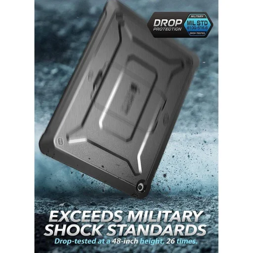 Supcase Unicorn Beetle Pro tok iPad 10.2  2019/2020/2021 fekete - 2