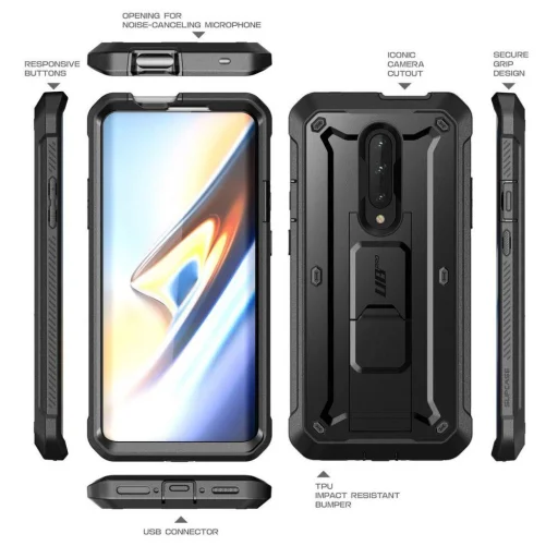 Supcase Unicorn Beetle Pro tok OnePlus 7t Pro fekete - 4