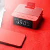 Dudao multifunkcionális bluetooth digitális ébresztőóra piros thumbnail