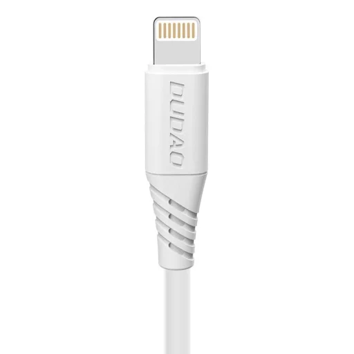 Dudao USB/Lightning adat és gyorstöltőkábel 5A 1m fehér - 2
