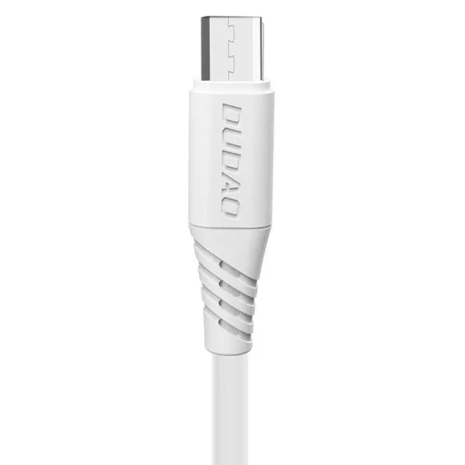 Dudao USB/ micro USB adat és gyorstöltőkábel 5A 1m fehér - 2