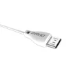 Dudao USB/ Micro USB adat és töltőkábel 2.4A 2m fehér - 2
