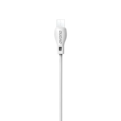 Dudao USB/ Micro USB adat és töltőkábel 2.4A 2m fehér - 3