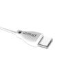 Dudao USB/ Type-C USB adat és töltőkábel 2.1A 1m fehér - 3