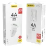 Dudao unirezális autós szivargyújtós töltő QC3.0 4A 15W fehér thumbnail